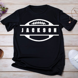 Personalized Football Monogram T-Shirt