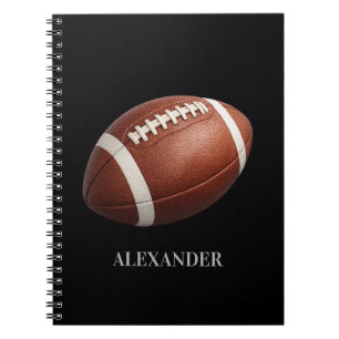 Personalized football notebook Design for kids