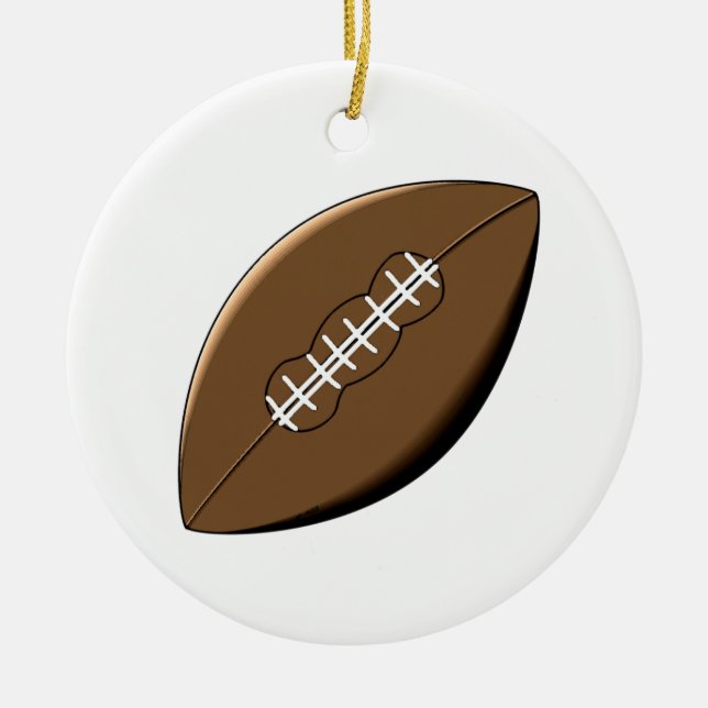 Personalized Football Ornament (Front)