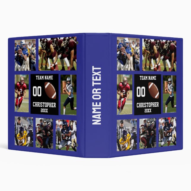 Personalized Football Photo Album Binder (Background)