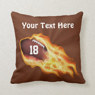Personalized Football Pillows YOUR NAME and NUMBER