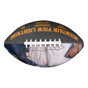Personalized Football Player Photo Ball