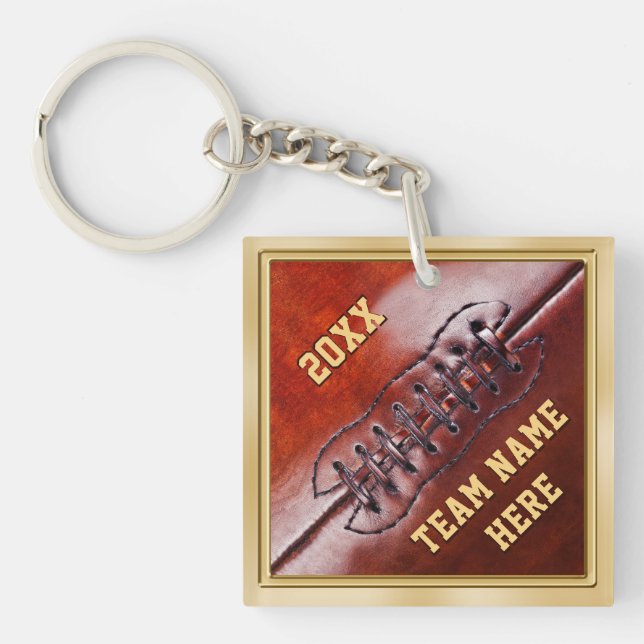 Personalized Football Team Gift Ideas, Keychain (Front)