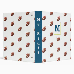 Personalized Football Themed Binder