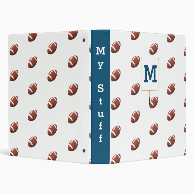 Personalized Football Themed Binder (Background)