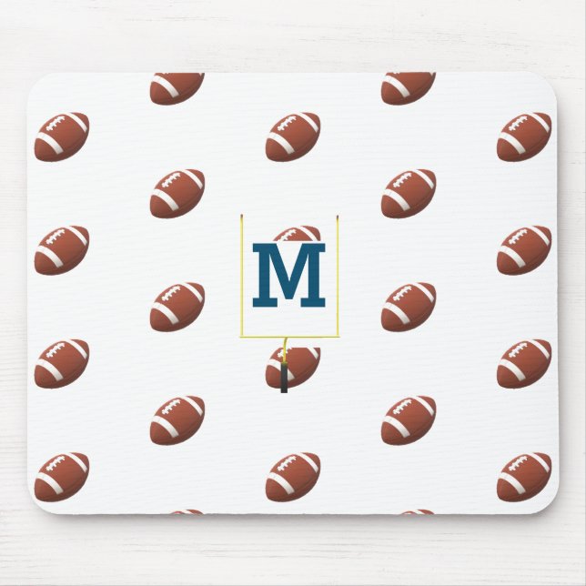 Personalized Football Themed Mouse Pad (Front)