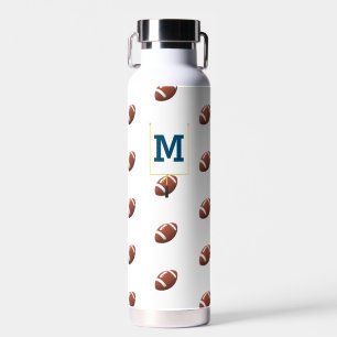 Personalized Football Themed Water Bottle
