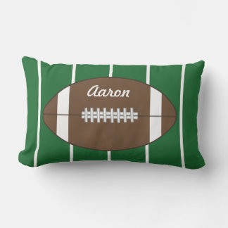 Personalized Football Throw Pillow