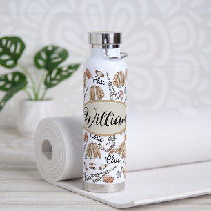personalized for a fashion man in Paris Water Bottle