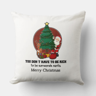 Personalized for Christmas Holiday Gifting Throw Pillow