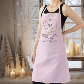 Personalized for Women Custom Family Cooking Gift  Apron