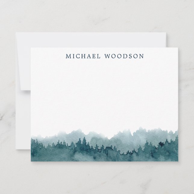 Personalized Forest  Card (Front)