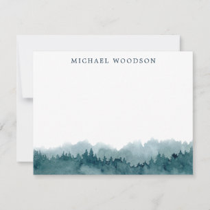 Personalized Forest  Card