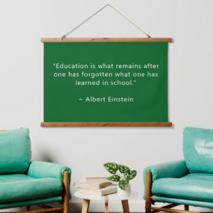 Personalized Forest Green 36x26 Inspirational Hanging Tapestry