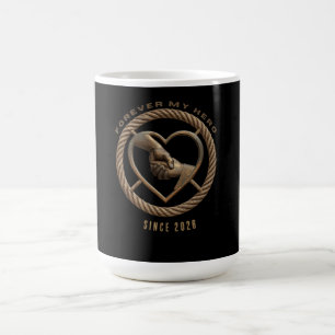Personalized Forever My Hero Parent Child Heart Le Coffee Mug