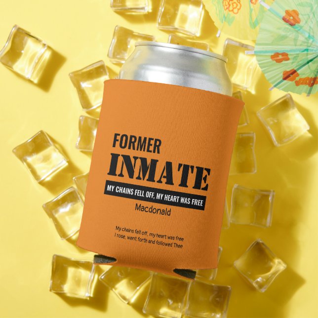 Personalized Former INMATE Christian Can Cooler (In Situ Summer)