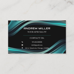 Personalized Founder Business Card Template