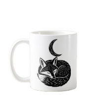 Personalized Fox & Moon Mug