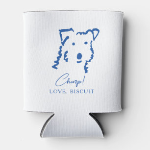Personalized Fox Terrier Dog Can Cooler