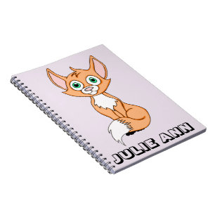 Personalized Foxy Roxy Notebook