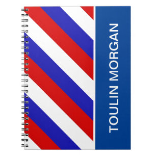 Personalized France Flag Notebook