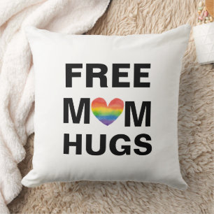Personalized Free Mom Hugs Template Throw Pillow