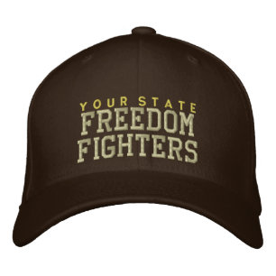 Personalized Freedom Fighters Embroidered Hat