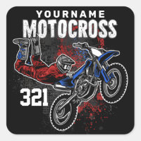 Personalized Freestyle Motocross Racing FMX Tricks