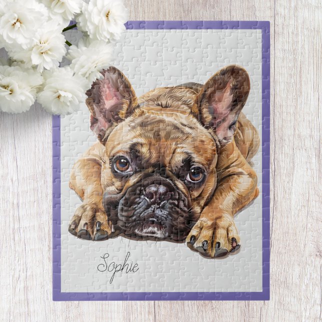 Personalized French Bulldog Jigsaw Puzzle (Creator Uploaded)
