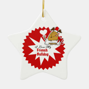 Personalized French+Bulldog Keepsake Ornament