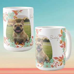 Personalized French Bulldog Photo & Name Frenchie  Coffee Mug