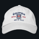 Personalized French Canadian Crew Nautical Embroidered Hat<br><div class="desc">A classic crossed anchors nautical style with a Canadian flag applique,  a custom personalized embroidered cap for a French crew member of special occasions. 
 
 


 
Use the "Ask this Designer" link to contact us with your special design requests or for some assistance with any of your customization needs.</div>