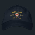 Personalized French Canadian First Mate Nautical Embroidered Hat<br><div class="desc">A classic crossed anchors nautical style with a Canadian flag applique,  a custom personalized embroidered cap for a French first mate of special occasions. 
 
 


 
Use the "Ask this Designer" link to contact us with your special design requests or for some assistance with any of your customization needs.</div>