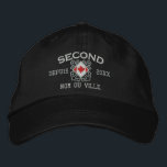 Personalized French Canadian First Mate Nautical Embroidered Hat<br><div class="desc">A classic crossed anchors nautical style with a Canadian flag applique,  a custom personalized embroidered cap for a French first mate of special occasions. 
 
 


 
Use the "Message" link to contact us with your special design requests or for some assistance with any of your customization needs.</div>