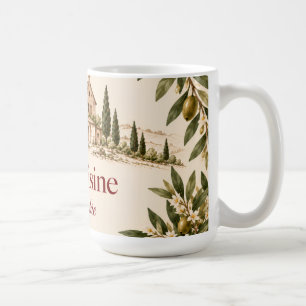 Personalized French Country Coffee Mug