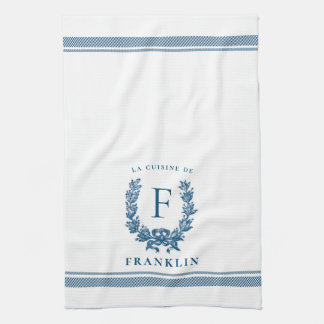 Personalized French Country Kitchen Dish Towel