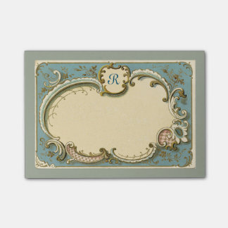 Personalized French Framed Post-it Notes