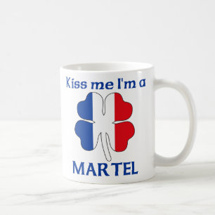 Personalized French Kiss Me I'm Martel Coffee Mug