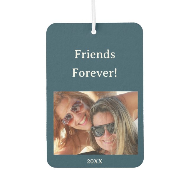 Personalized Friends Forever with Images Air Freshener (Front)