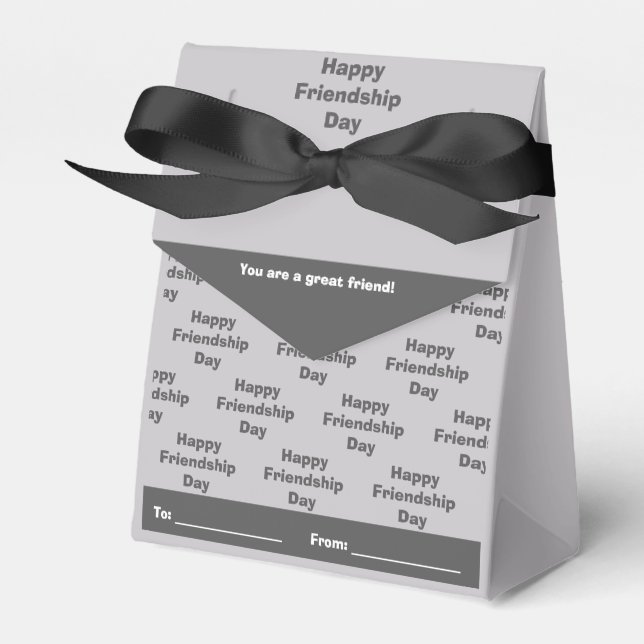 Personalized Friendship Day Favor Box (Front Side)