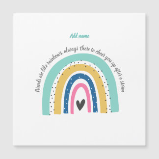 Personalized friendship Rainbow & phrase