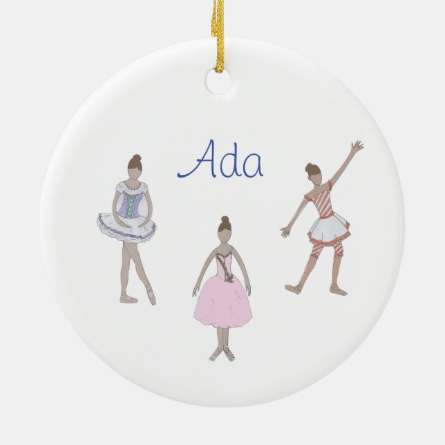 Personalized Fritz/Solider/Flower Nutcracker Ceram Ceramic Ornament (Back)
