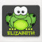 Personalized Frog Mousepad