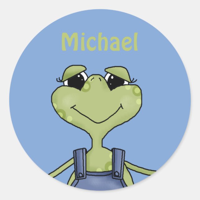 Personalized  Frog  stickers (Front)
