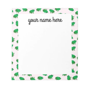 Personalized Frogs Notepad