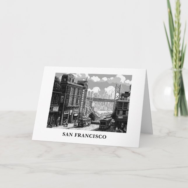 Personalized From San Francisco Greeting card (Front)