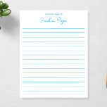 Personalized From the Desk Of 1st Anniversary Gift Notepad<br><div class="desc">Personalized From the Desk Of 1st Anniversary Gift Notepad</div>