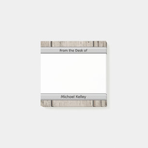 Personalized From the Desk of Any Name Custom Post-it Notes