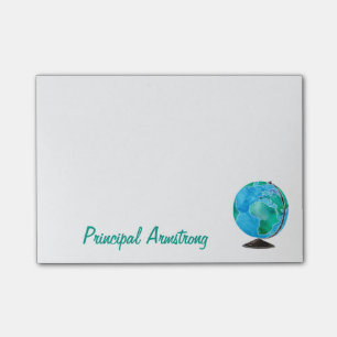 Personalized From The Desk Of School Principal Post-it Notes