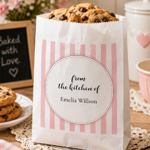 Personalized "From the Kitchen Of" Bakery Favour Bag